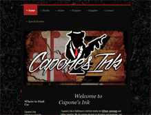 Tablet Screenshot of caponesink.com